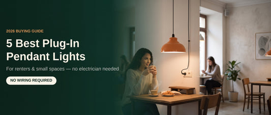 5 Best Plug-In Pendant Lights for Renters & Small Spaces