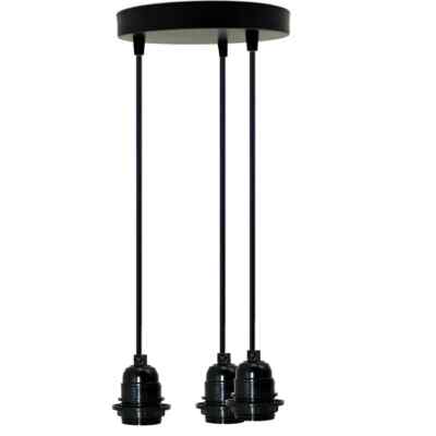 3 Light Pendant Kit Multi Outlet 2M Cluster Light ~1055