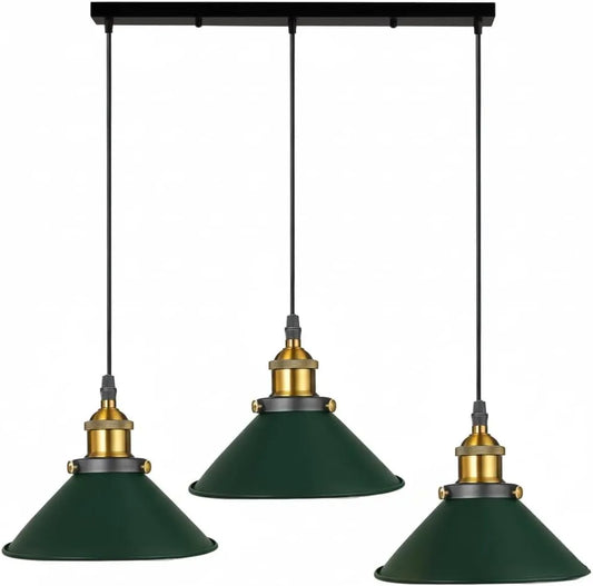 Lámpara colgante de 3 barras de luz