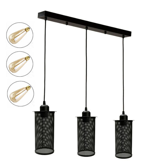 3 Pendant Ceiling Light Metal E26