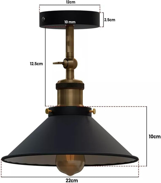 semi mount farmhouse industria