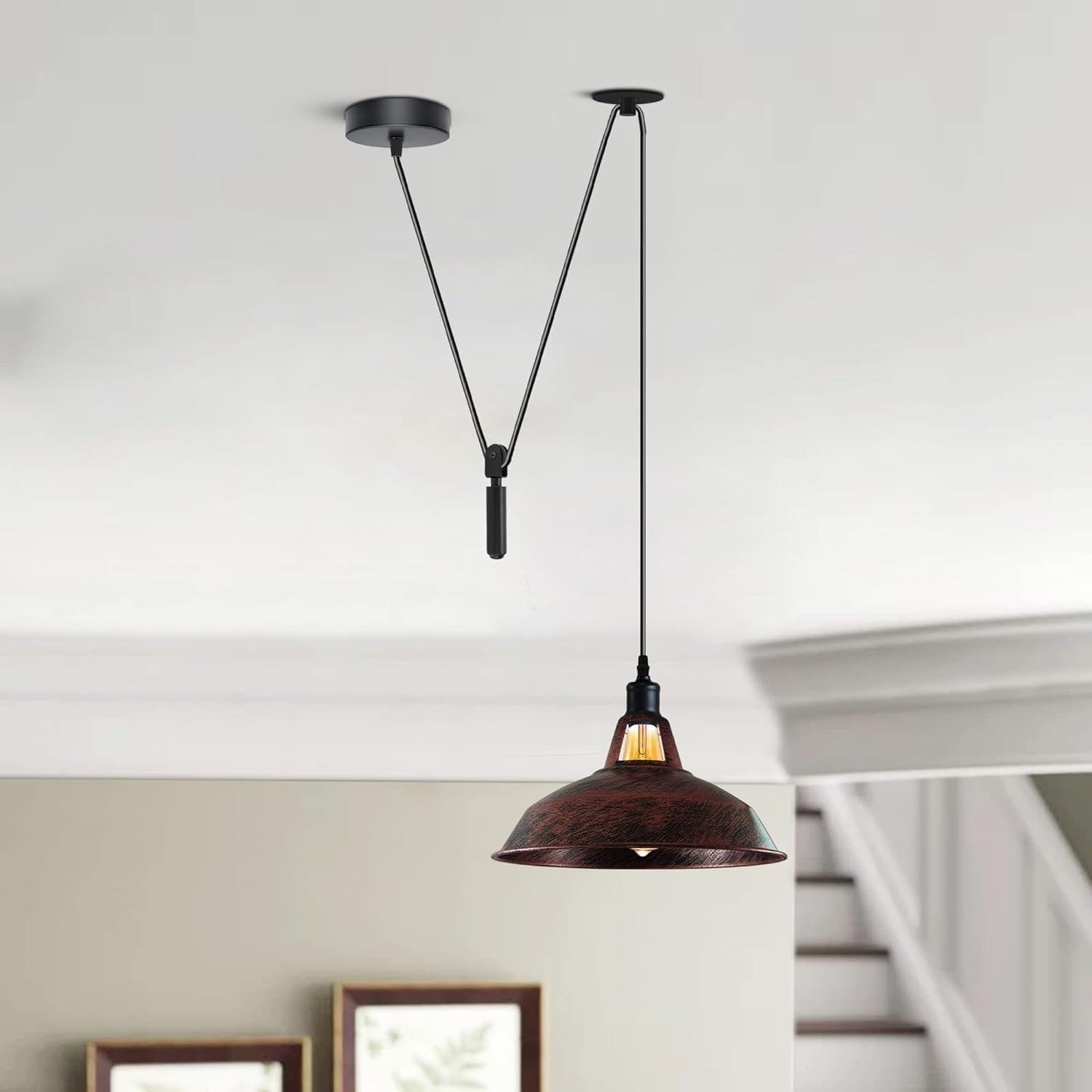 adjustable pendant bedroom