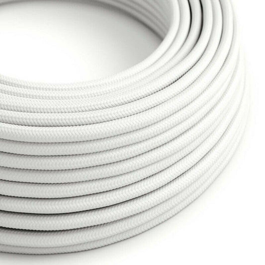 cloth fabric wire coverd round