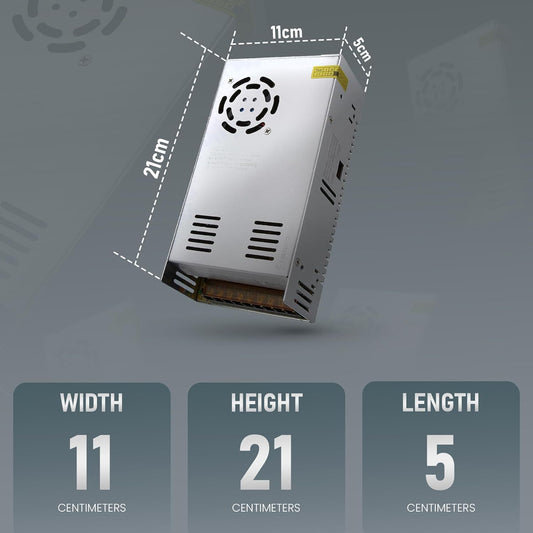 12V 300W 25A Switching Power Supply, AC to DC Transformer ~1086