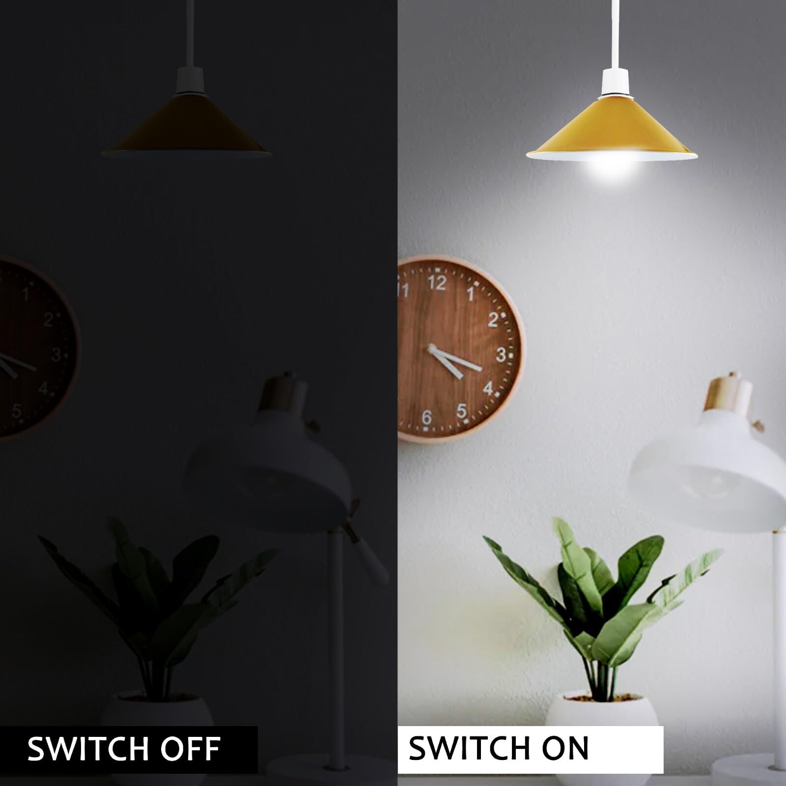 wide lamp conical shade 22cm