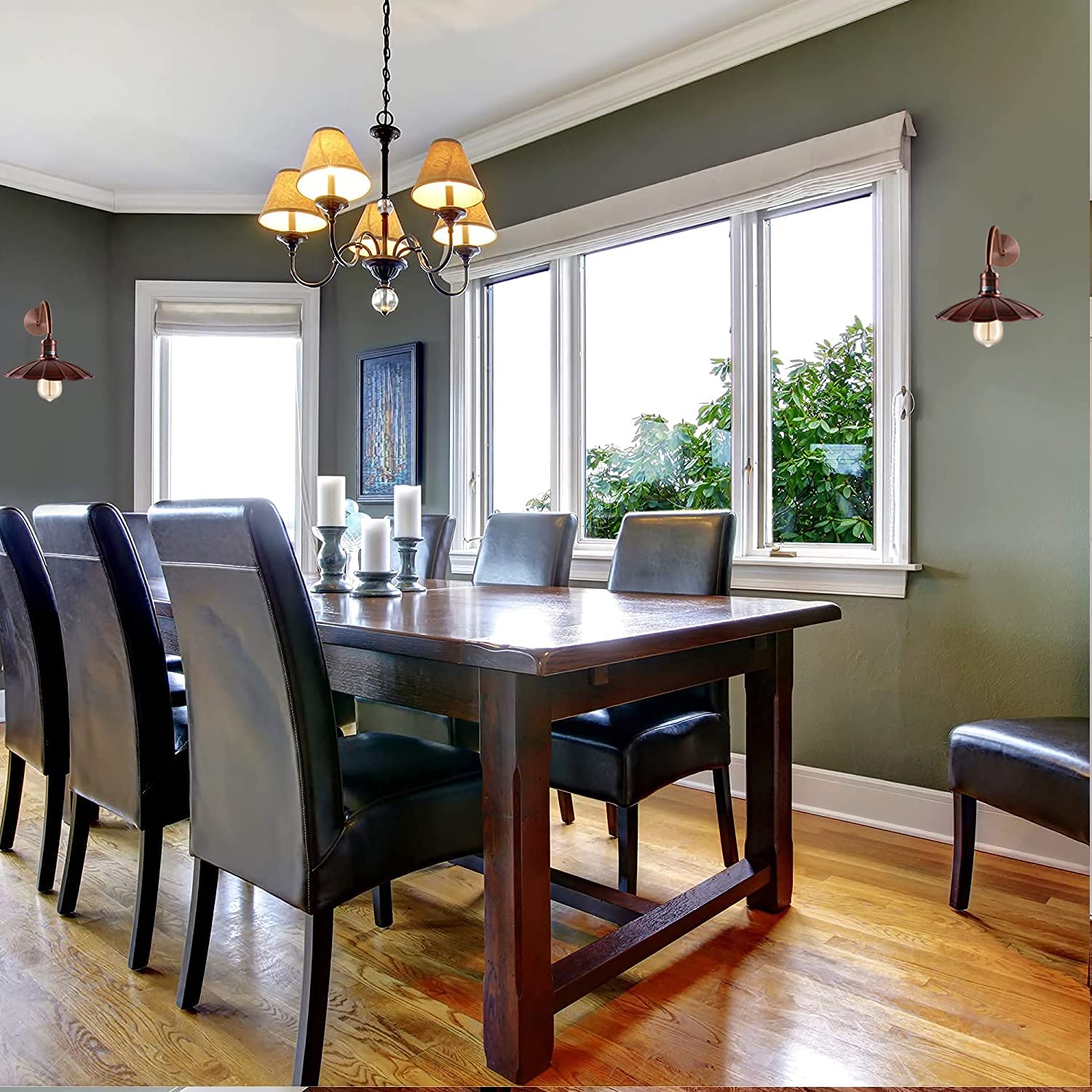 sconce lights arm wall dimmer