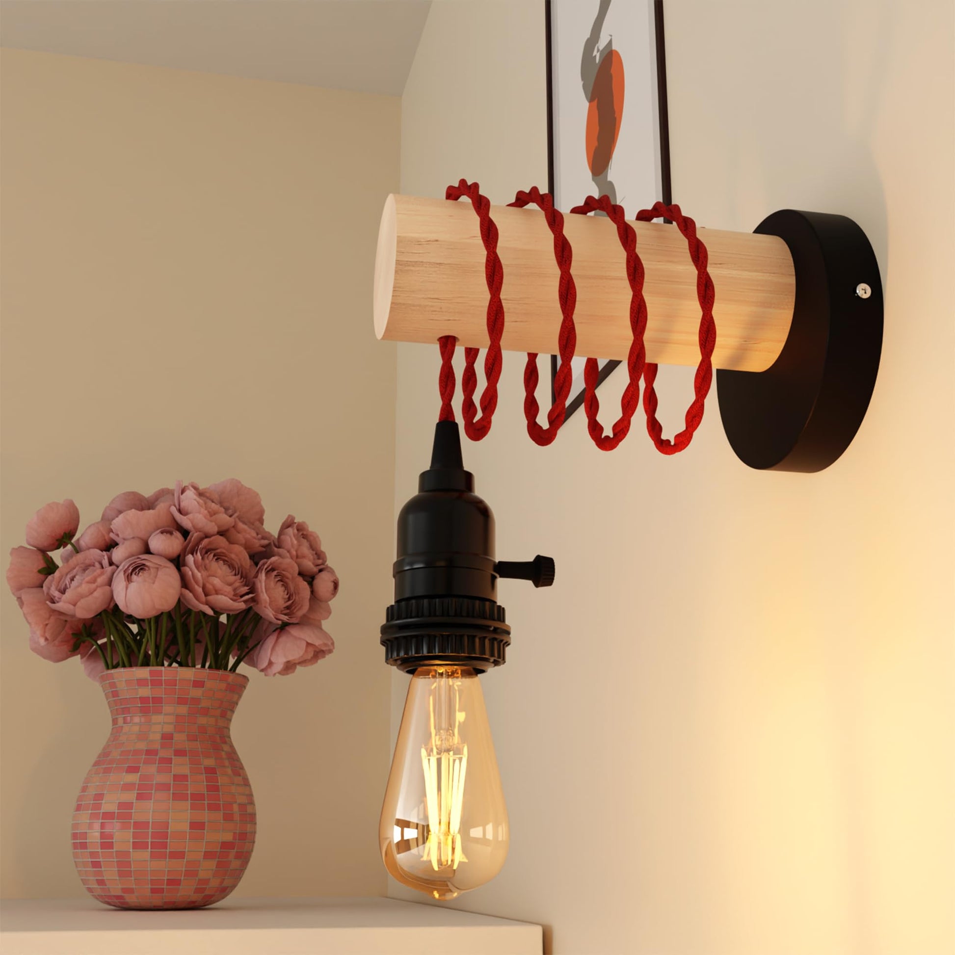 cloth twisted 18awg connect