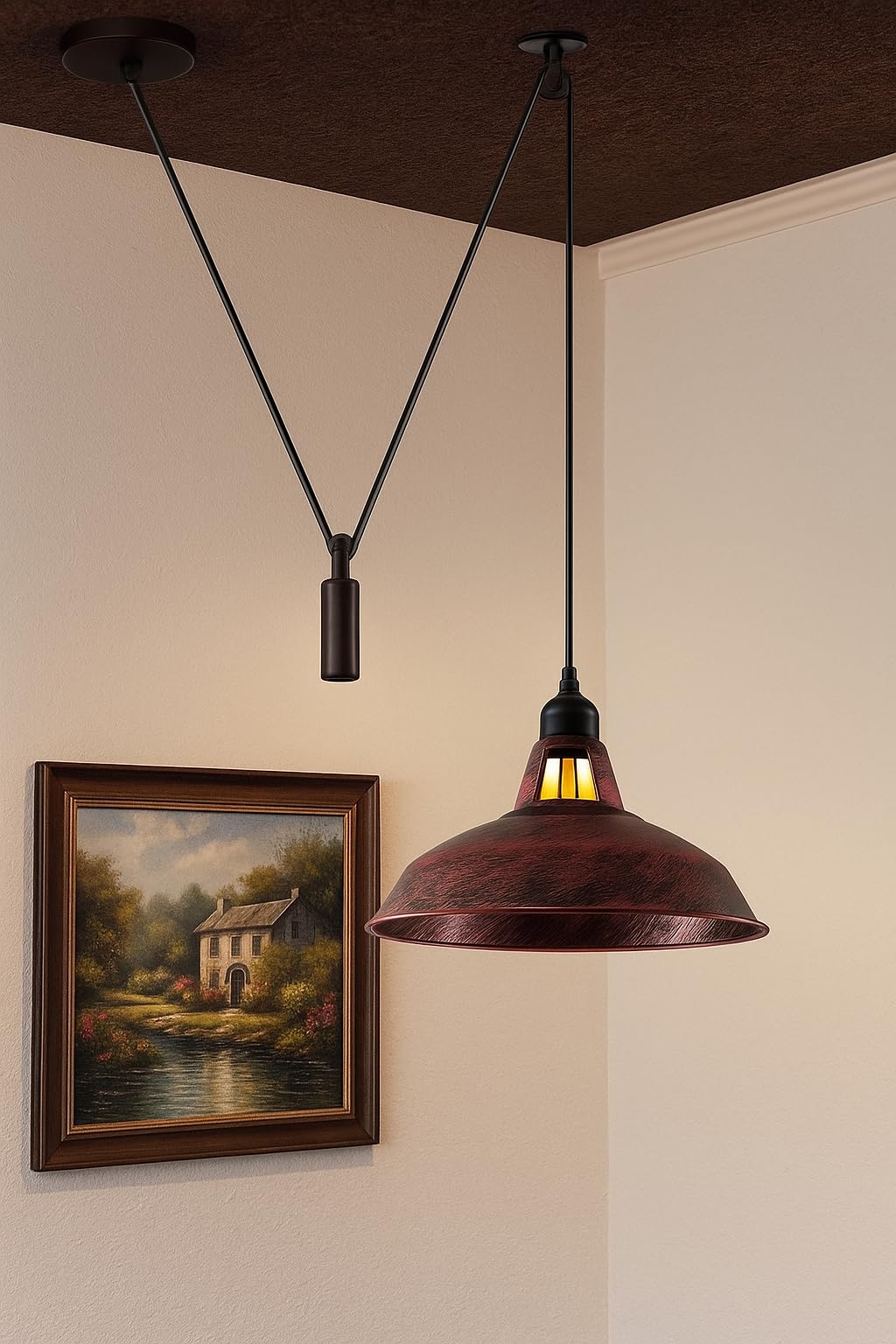 adjustable pendant bedroom