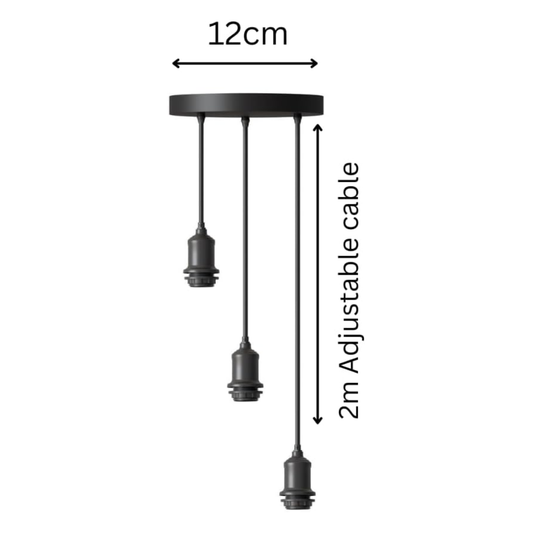 Adjustable Hanging Light Fixtures Kit