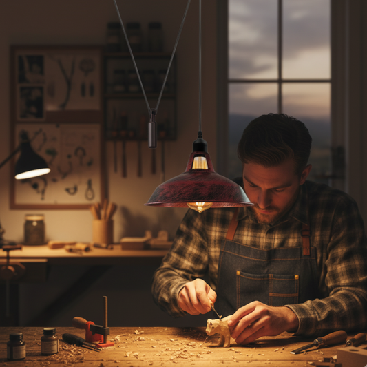 Ceiling Light Fixture With Pull System ~1005