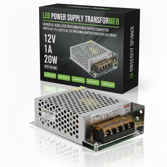 12V 20W 1A Power Supply Regulated Switching Transformer ~1087