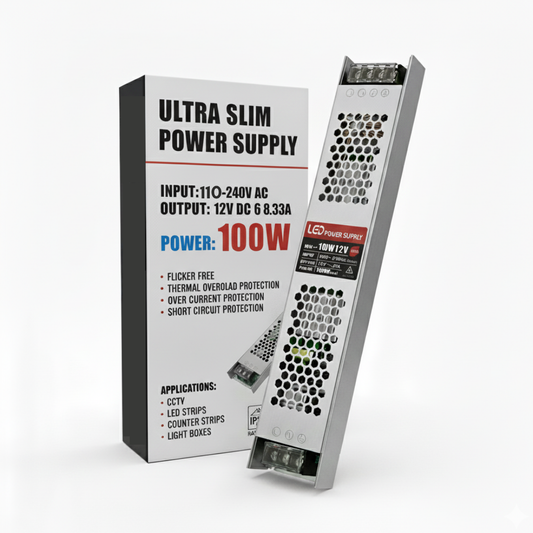 12V 100W 8.33A Ultra Slim Power Supply ~1106