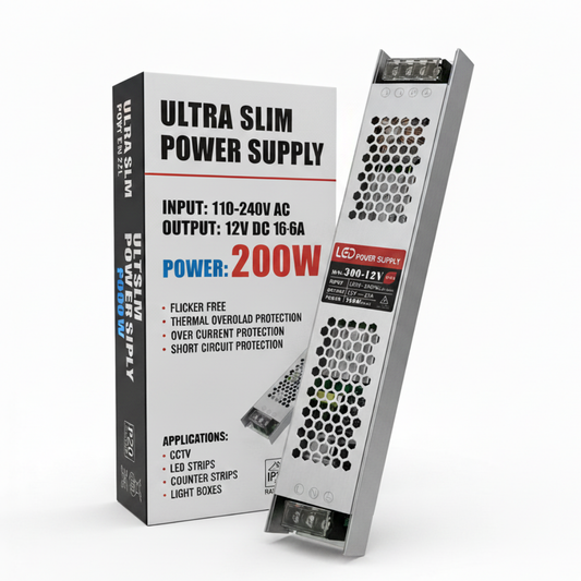 12V 200W 16.6A Ultra Slim Power Supply ~1104