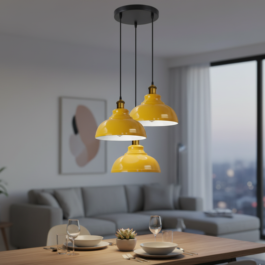 Industrial 3 Way Ceiling Light