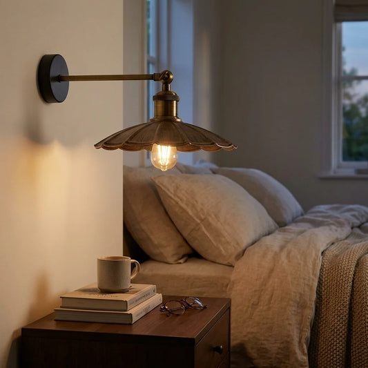 Indoor Heritage Scalloped Wall Sconce