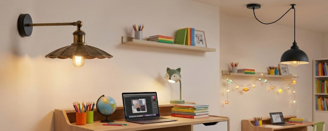 Kids Study Room Lighting Ideas: A Parent's Guide to Better Focus