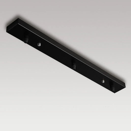 3 Port Linear Canopy Ceiling Rose For Lights