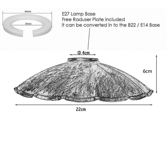 Metal Ceiling Lamp Shade Pendant Light E26