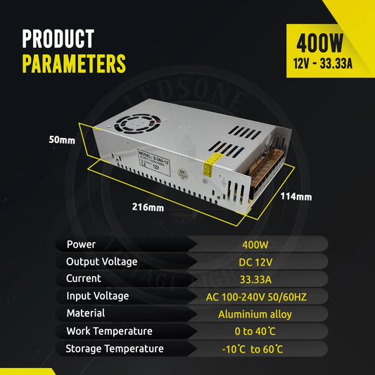 12V 400W 33.3A Switching Power Supply ~1099