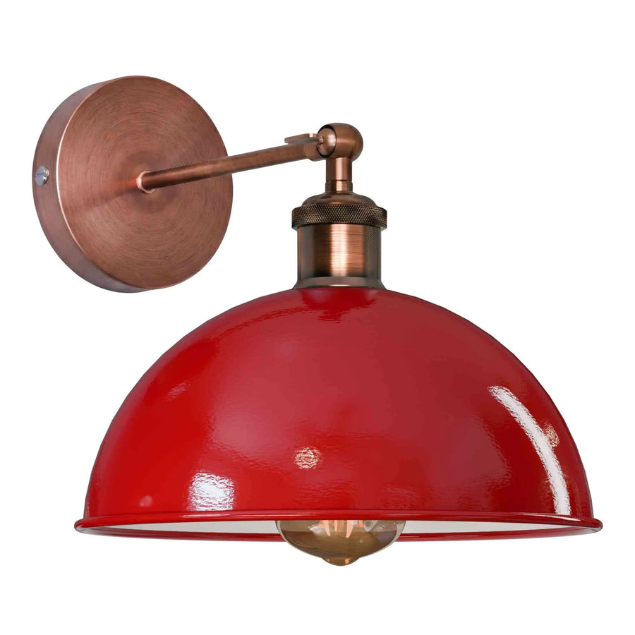 Lámpara de pared de metal en bronce dorado 8,26 ~1137