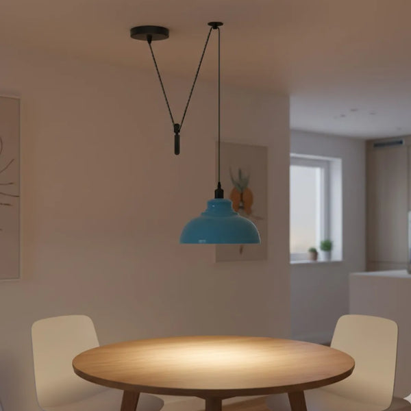 Adjustable Rise And Fall Pulley Swing Pendant Light ~1160