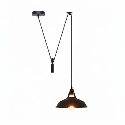 pulley adjustable lamp light