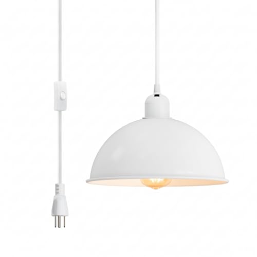 plug light shade vintage lamp