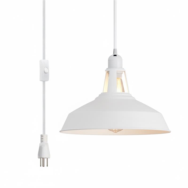 hanging plug shade vintage