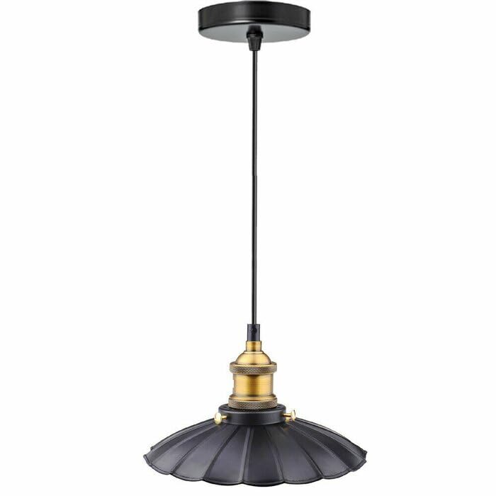 loft style metal shade light