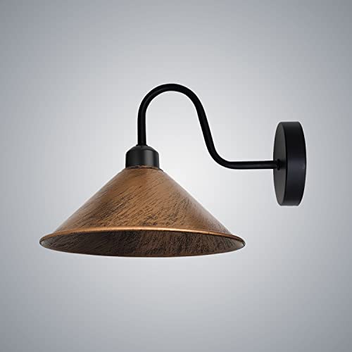 wall scone light metal arms