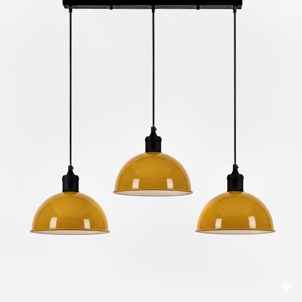 3 Pendant Lights Over Island: Perfect Balance of Style