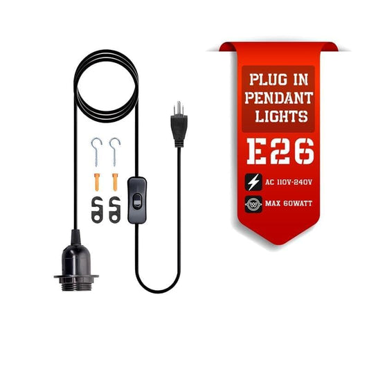plug light in cord pendant