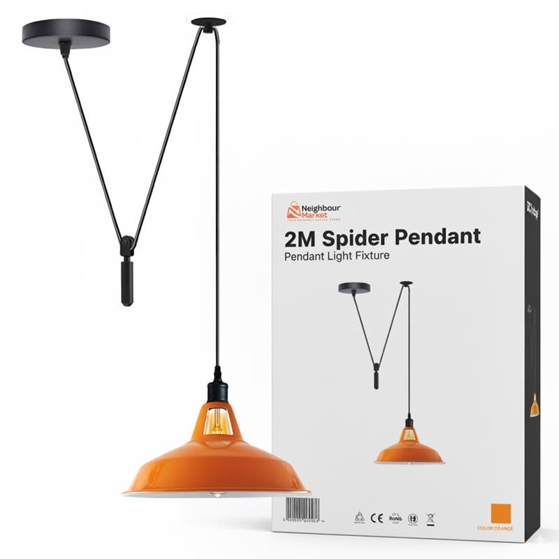 shade light pulley pendant