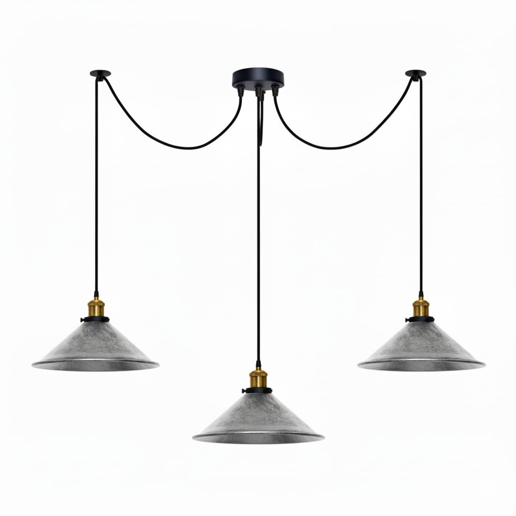 chandelier hanging industrial