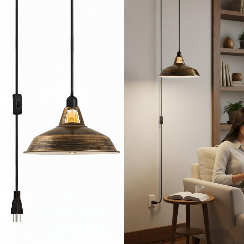 shade ceiling metal lamp hangi