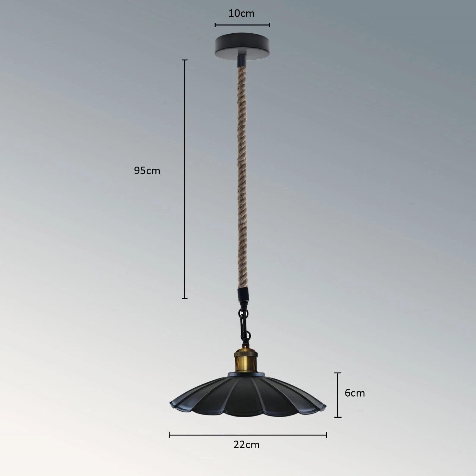 rope lamp shade lighting dinin