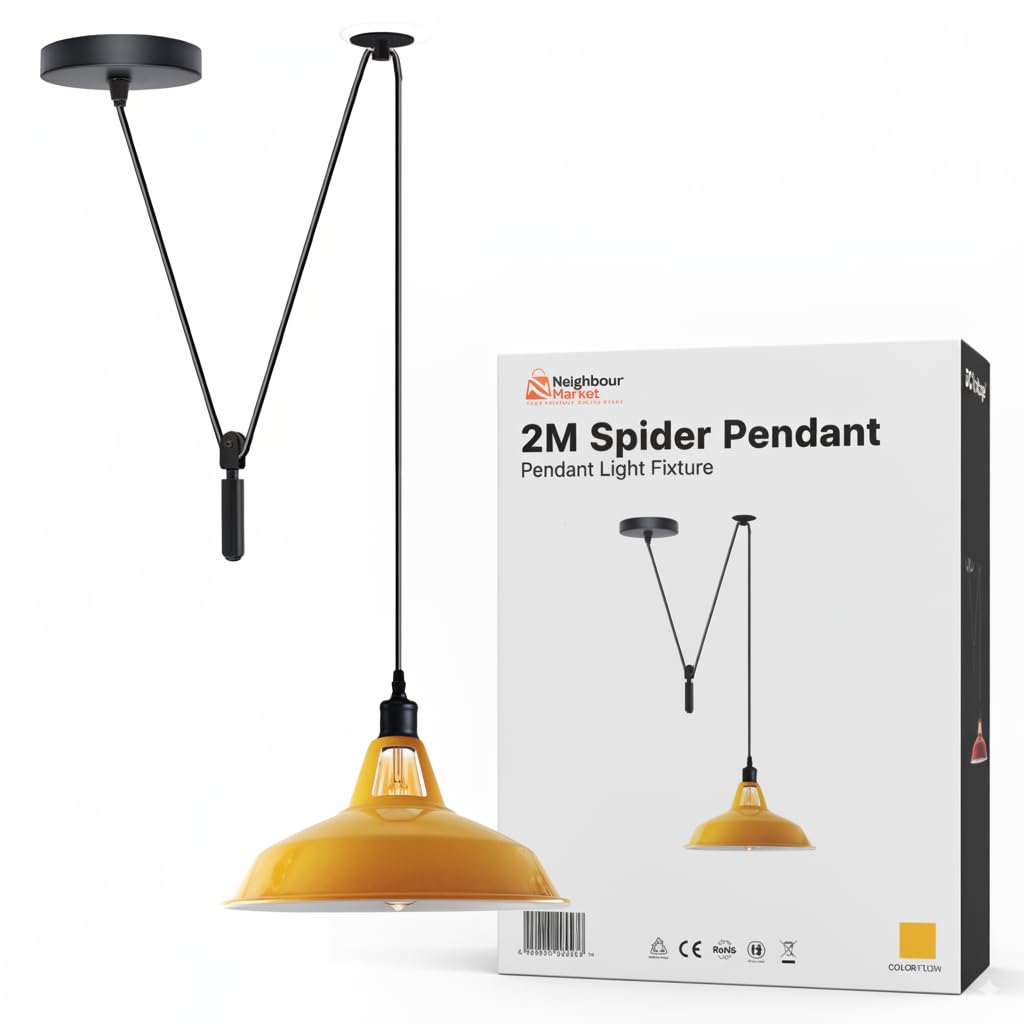 light shade farmhouse pendant