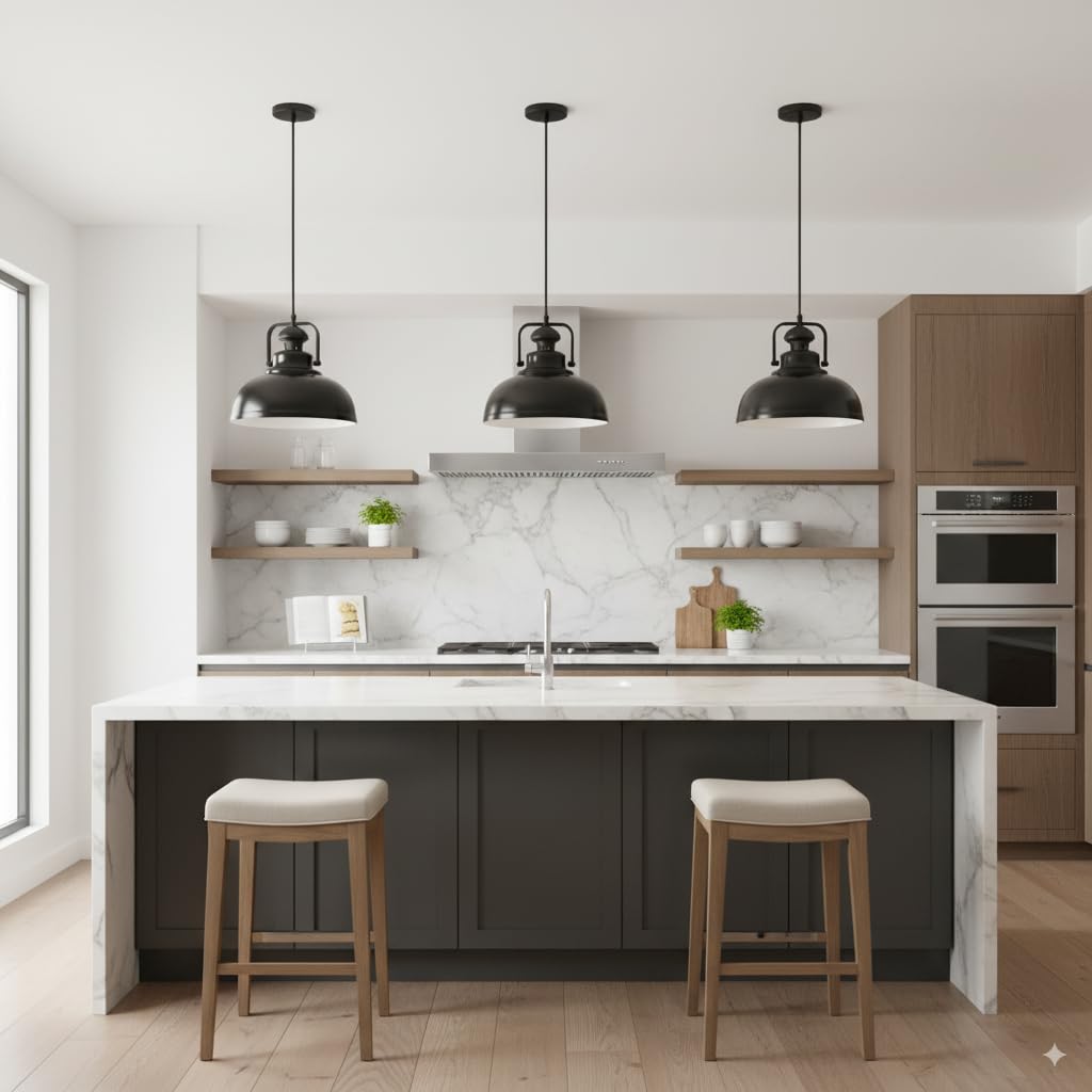 Metal Hanging Light ceiling rose pendant kit