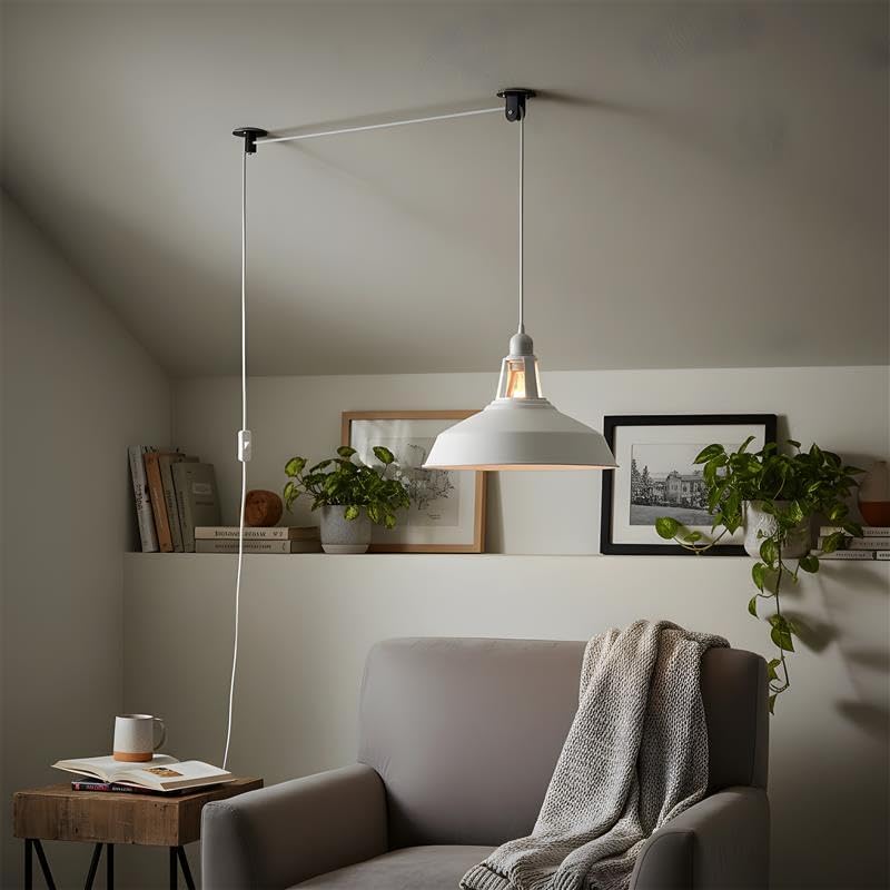 hanging plug shade vintage