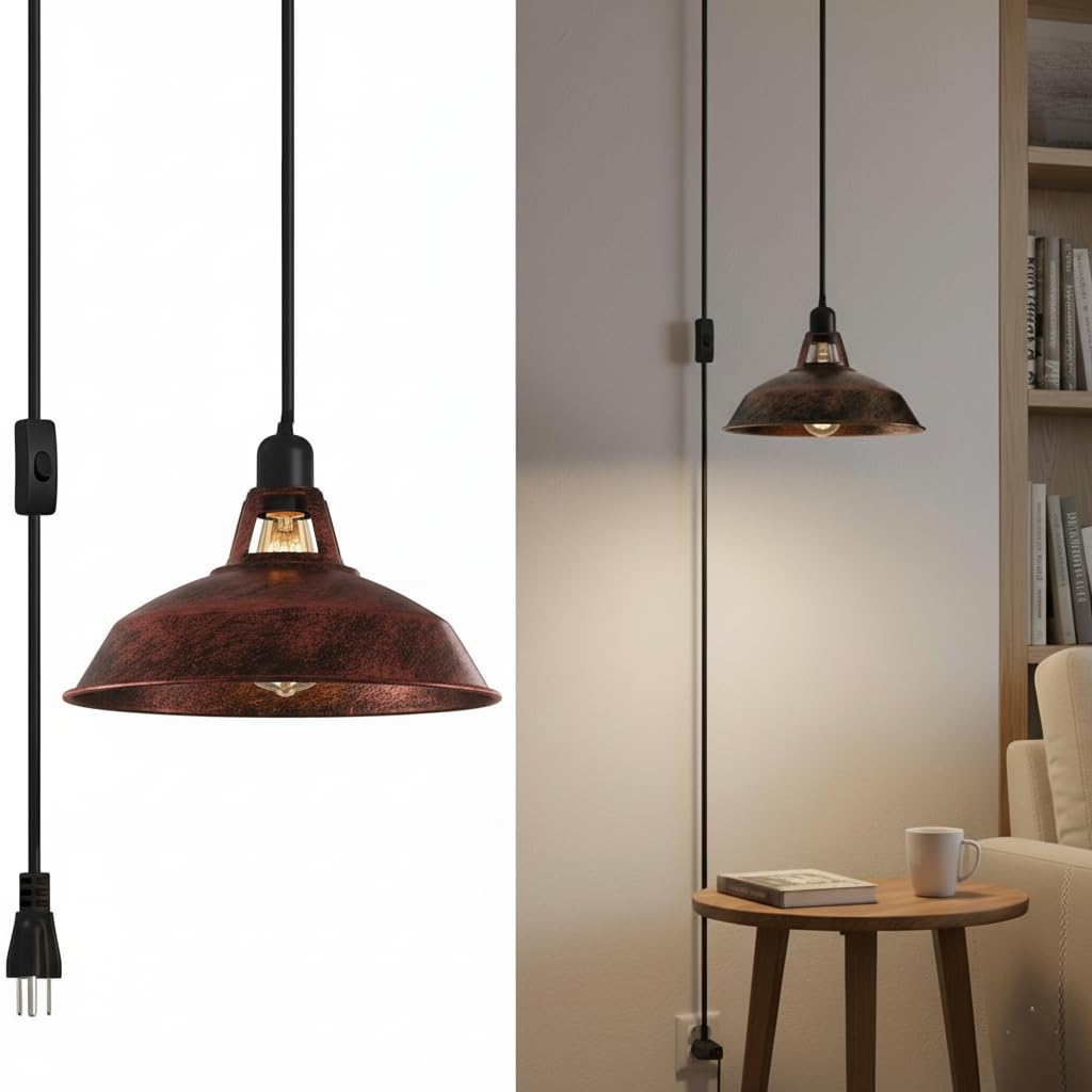 modern plug in pendant
