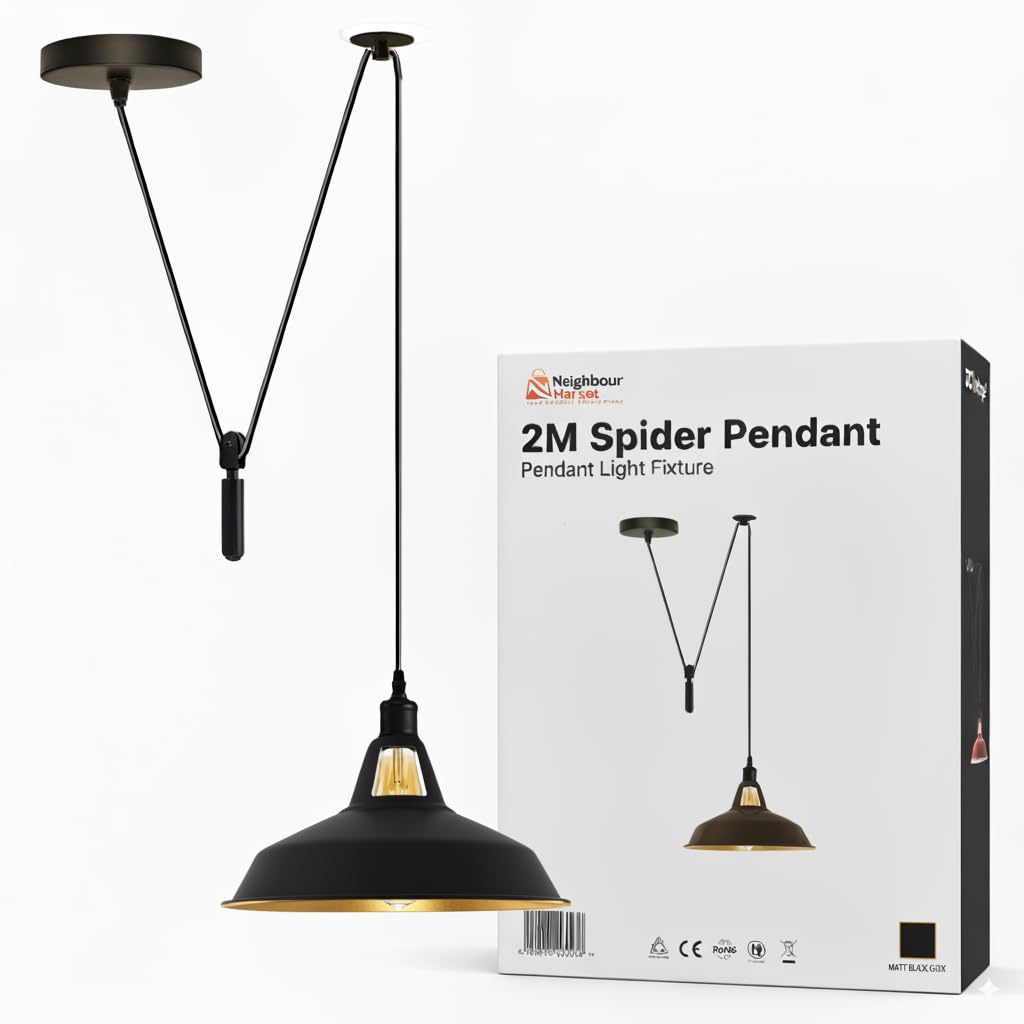 adjustable pendant vintage