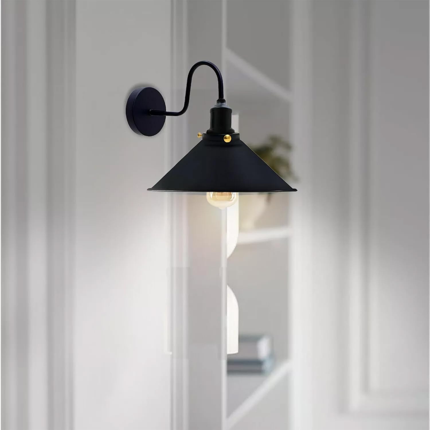 metal wall light arms flat