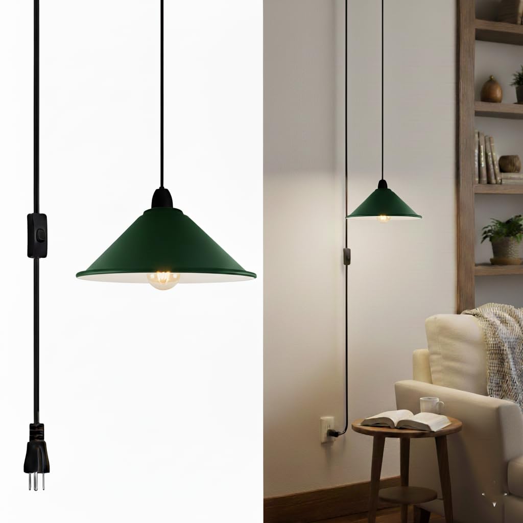 light shade pendant plug pulle