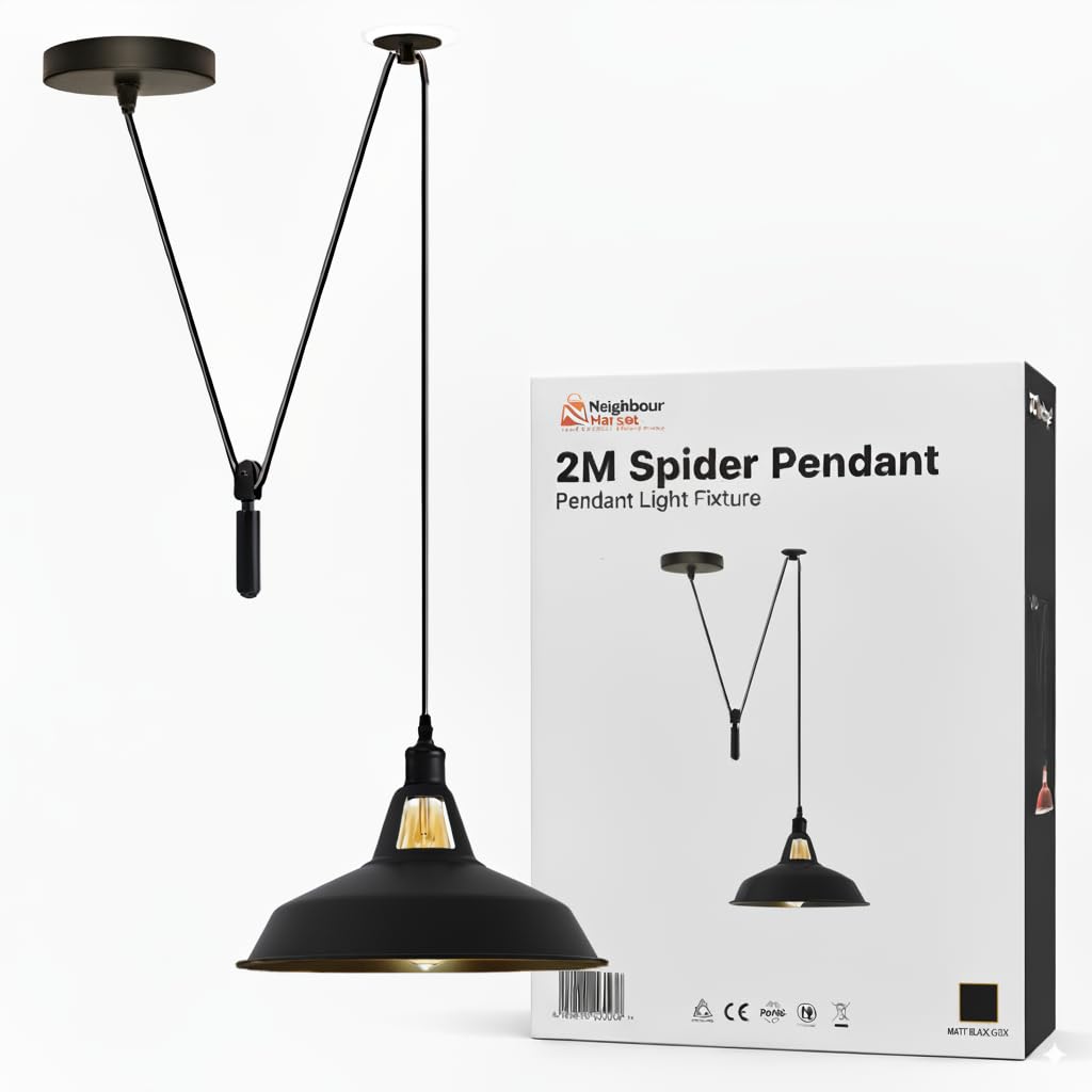 industrial light pulley pendan