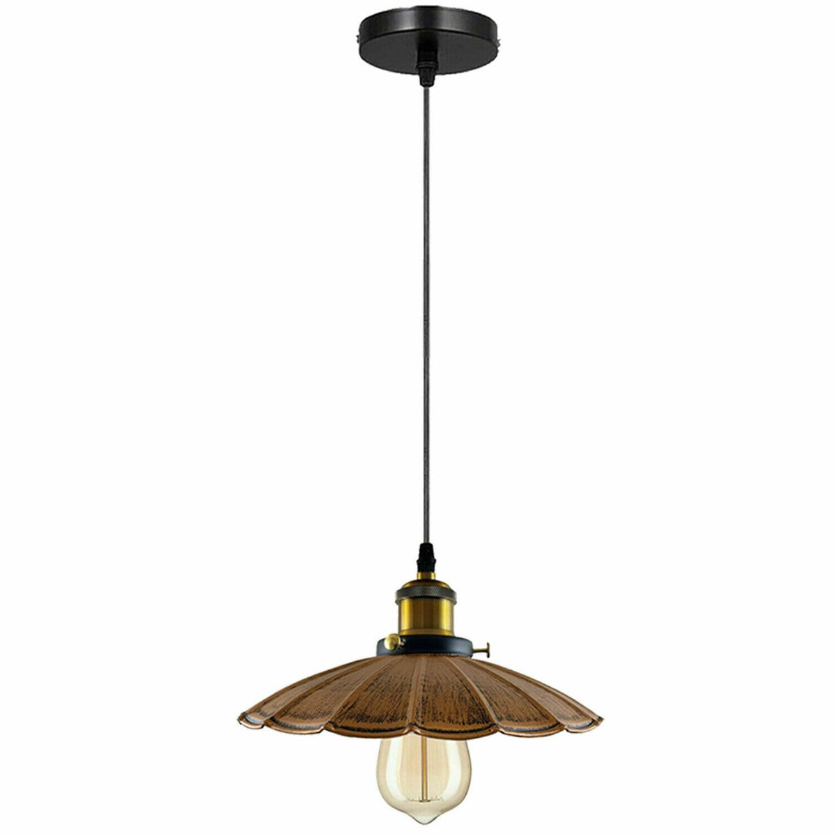 suspended lamp with canopy