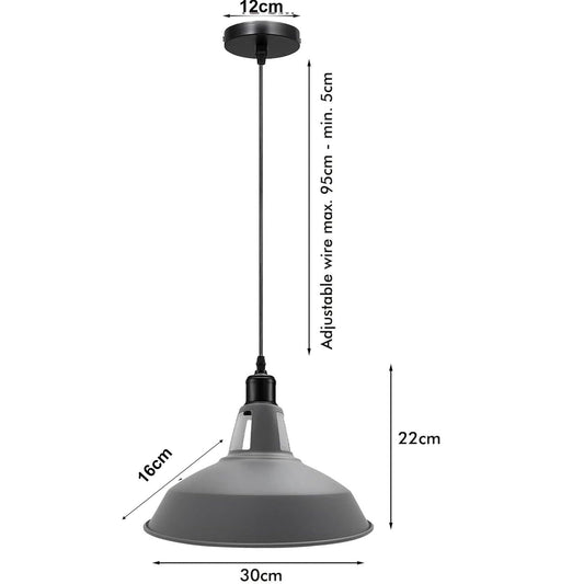 pendant black fixture metal