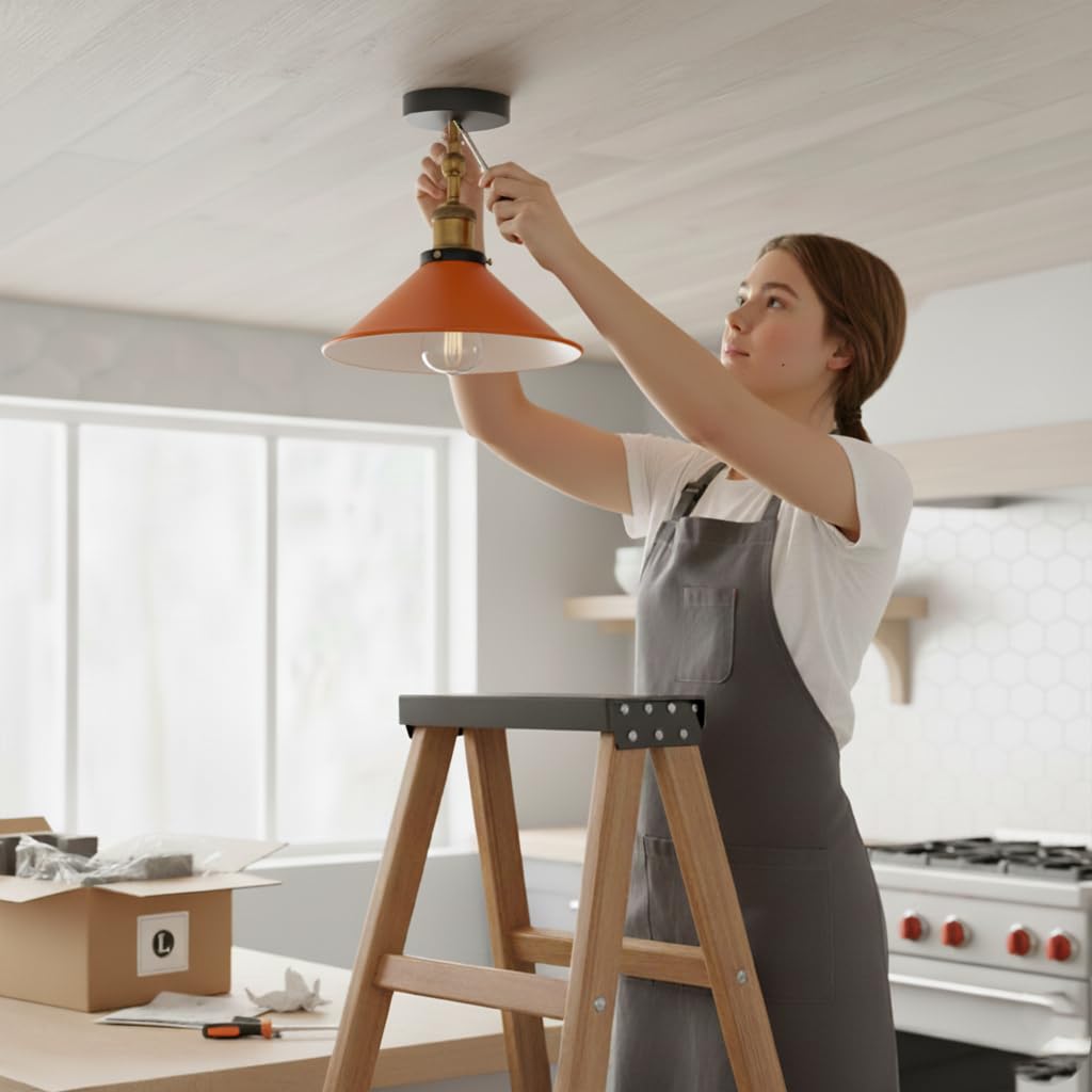 flush industrial mount fixture