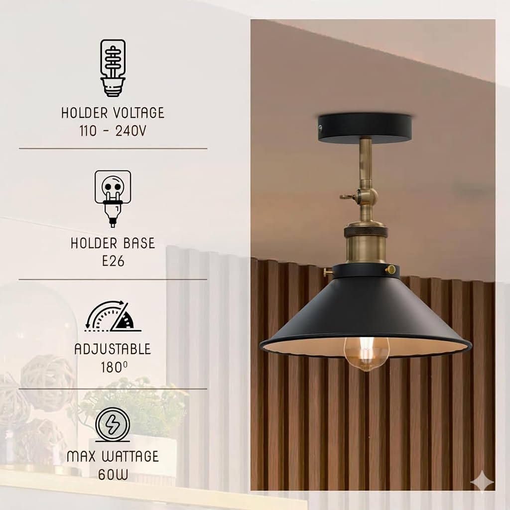flush industrial mount fixture