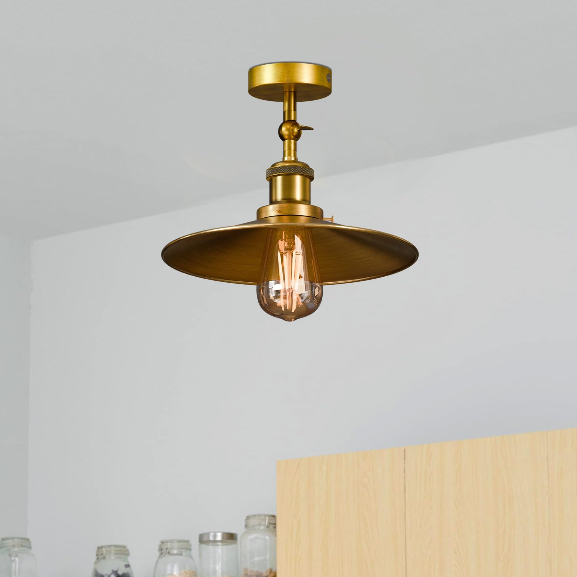 semi copper e27 suits kitchens