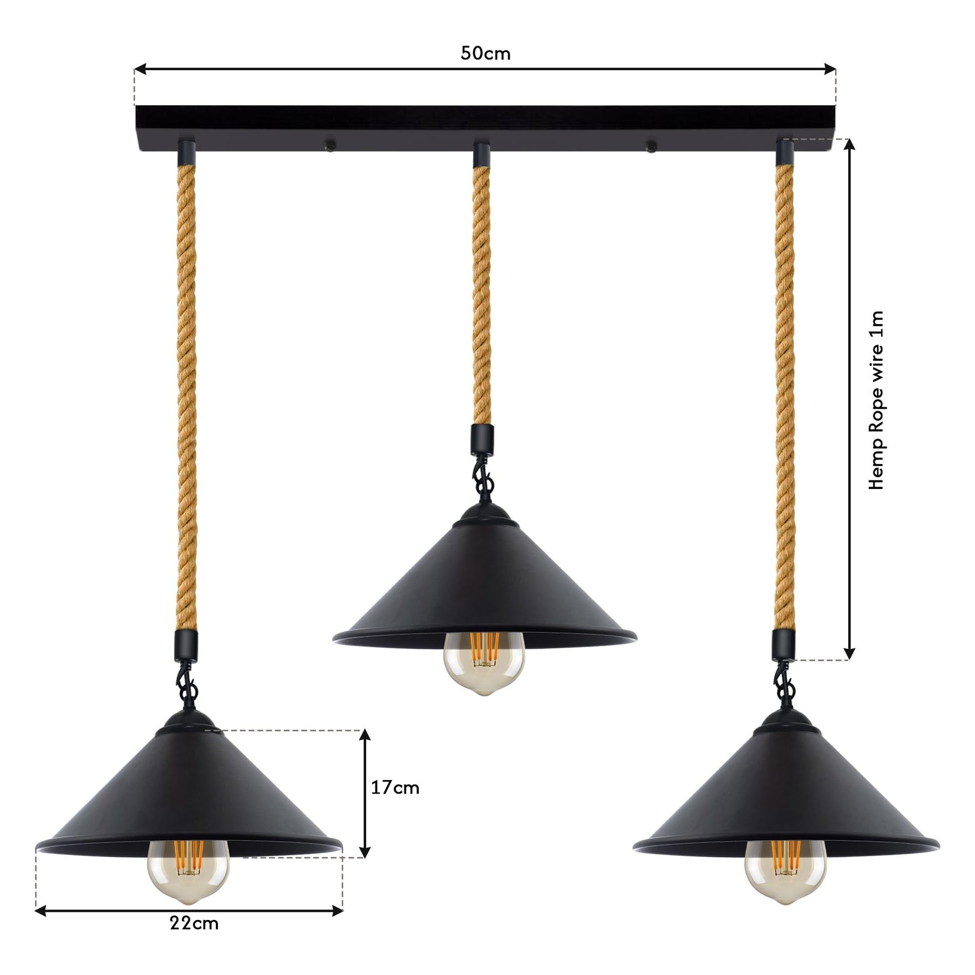 light 3 in industrial pendant